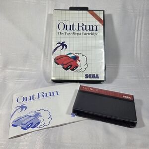 Outrun Sega Master System CIB Complete W Manual Tested Working Condition